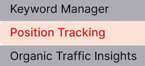 Position Tracking در Semrush