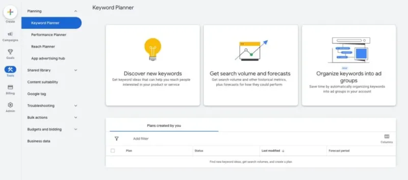  آموزش keyword planner