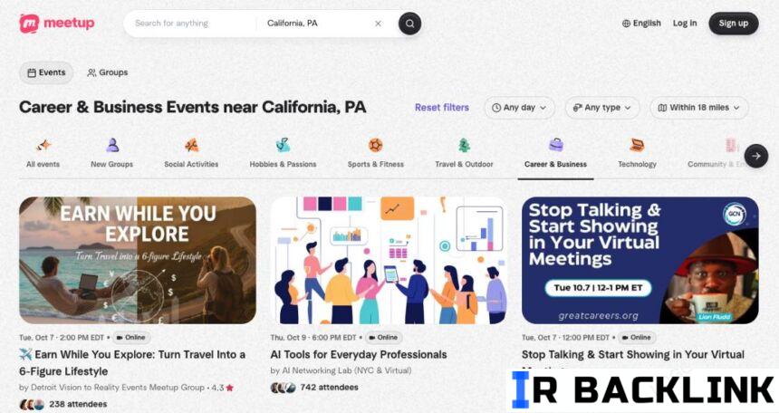پلتفرم Meetup برای ارتباطات محلی