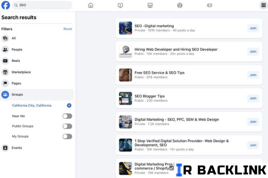 گروه های فیسبوک (Facebook Groups)