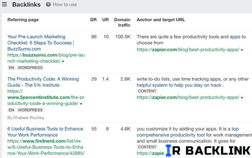 استخراج و فیلتر کردن بک‌لینک‌ها