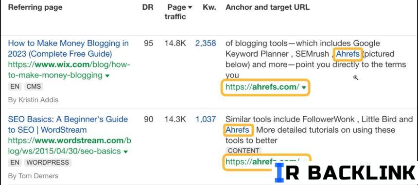 تحلیل لینک‌های صفحه اصلی