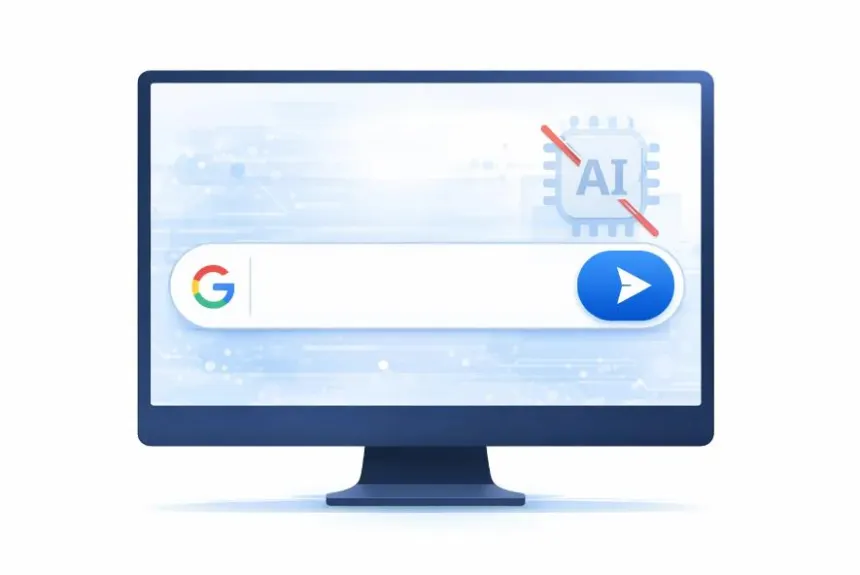 دکمه ارسال آبی گوگل